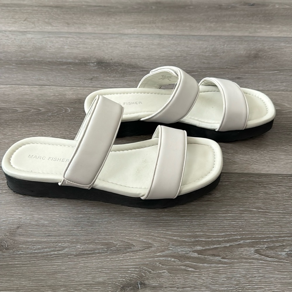 Marc Fisher Ivory MFKINA Platform Sandal